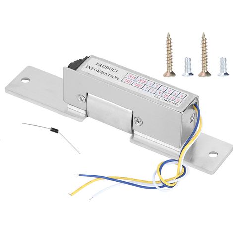 Kathodenschloss, 12 V Dc, Nc/no-typ, Elektrisches Kathodenschloss Für Türzugangssicherheit Mit Signalrückmeldung