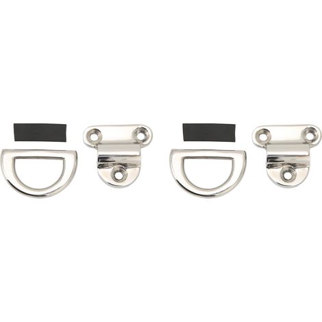 Edelstahl Marine Klappbarer D-ring Polster Ösenklampe Hochleistungs-d-ring-zurrring 60x58mm Für Boote Und Yachten.