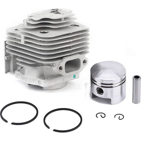 Topincn Zylindersatz 44 Mm Kolbensatz Aluminiumlegierung Motorteile Ersatzzylinder Kolbendichtungsstiftsatz Für Tl52 Bg520 Freischneider