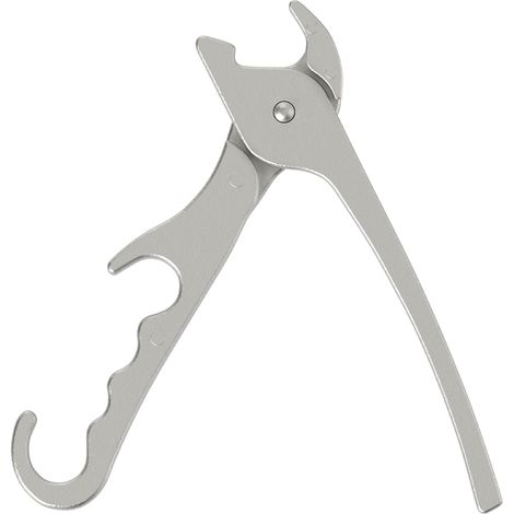 Chef Pomodoro Pizzatellerzange, 20,3 Cm, Robuste Ofenzange Aus Aluminiumguss Mit Verbrennungsschutz – Küchenzange Für Heiße Speisen, Grill, Pizzateller, Pfannen Und Mikrowelle