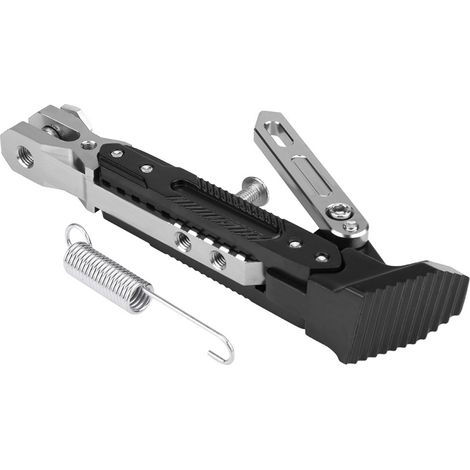 Universelles Motorrad-seitenständer-zubehör, 7/8" 22mm Lenker-drehgasgriffe Für Motorrad, Roller Und Dirtbike (silber)