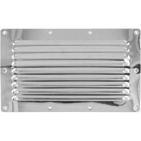 Cftgiw Bauchgrilldeckel Aus Edelstahl 304, 250 X 150 Mm, Mit 3 Mm Öffnung, Für Boote, Yachten, Wohnwagen Und Häuser.