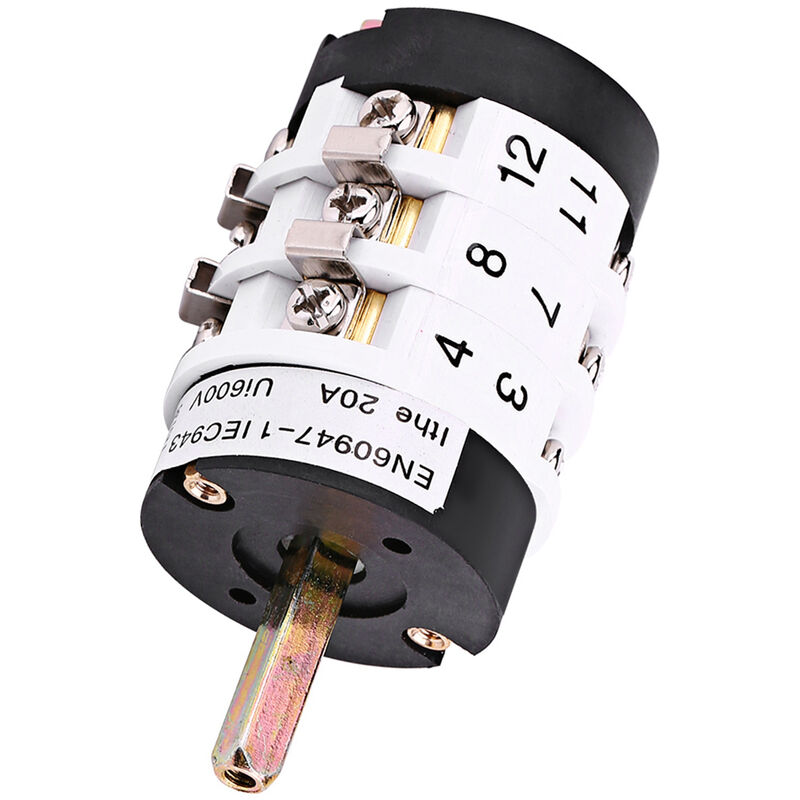 – Modularer 220v/380v 20a-schalter Für Reifenmontiermaschine – Robuster Metallmotor – Manuelle Bedienung Ohne Rückstellung