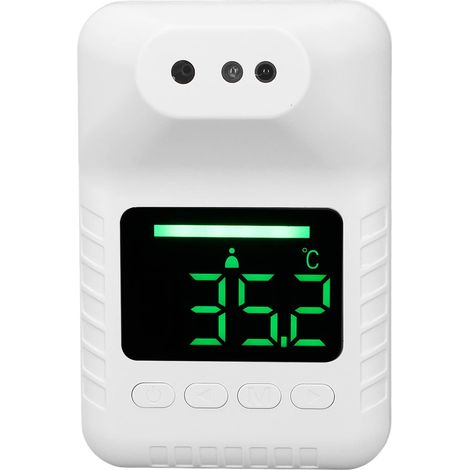 Wandthermometer, Infrarot-stirnthermometer Mit Display, Usb-aufladbar/batteriebetrieben, Berührungsloser Sofort-temperaturmesser Für Krankenhäuser