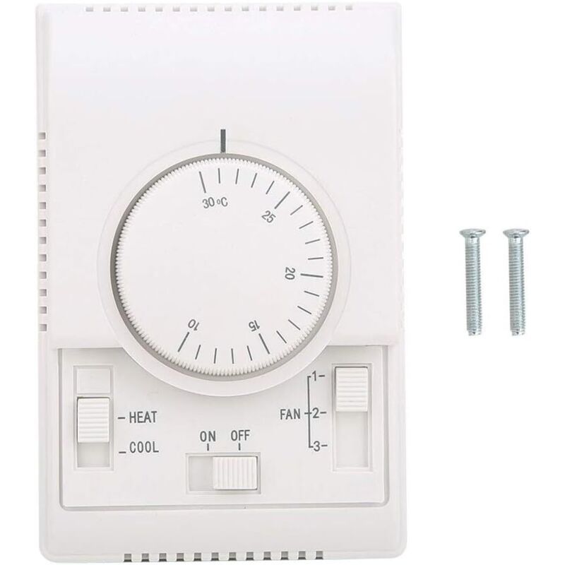 – Zentralthermostat Für Klimaanlagen (110–220 V) – Mechanischer 2-wege-schalter – Einfache Installation – Lange Lebensdauer Und Stabile Leistung