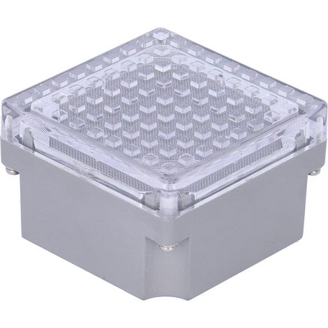 Solarbetriebene Led-gartenleuchten Für Hof Und Einfahrt, Wasserdicht, Warmgelbes Licht, Unterflurbeleuchtung