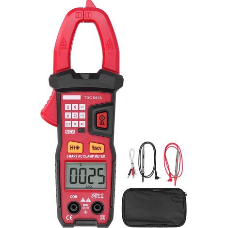 Tdc541a Digitales Stromzangenmessgerät, Tragbares Ac/dc-spannungs-, Strom- Und Widerstandsmultimeter