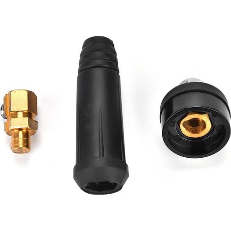 Tig-schweißkabel-panelverbinder Und Schnelladapter-panelstecker (dkj10-25 Schwarz)