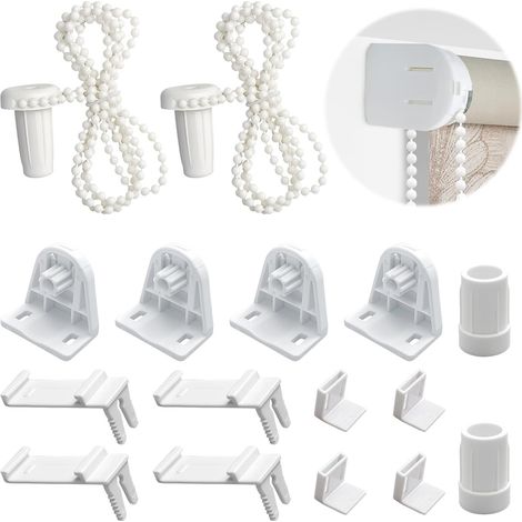 Montage-set Für Rollos Ohne Bohren, 16-teiliges Zubehörset Für Rollos, Rollohalterungen, Für Rollos Ohne Bohren
