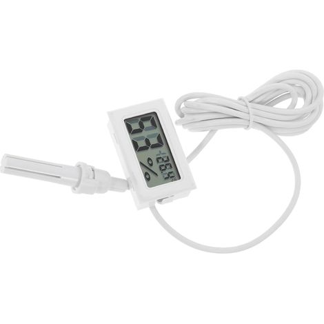 Digitales Thermometer-hygrometer Für Zuhause, Präzise Digitalanzeige, Abs-material, Misst Temperatur Und Luftfeuchtigkeit, 2er-pack, Batterien Enthalten
