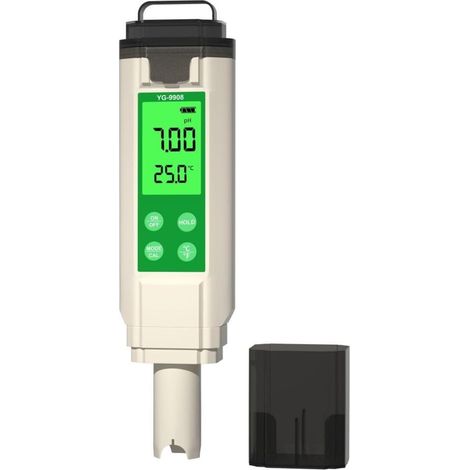 4-in-1-wasserqualitätsmessgerät Für Ph-wert Und Temperatur, Digitales Lcd-display Für Aquarien Und Hydrokultur, Messbereich 0–60 °c