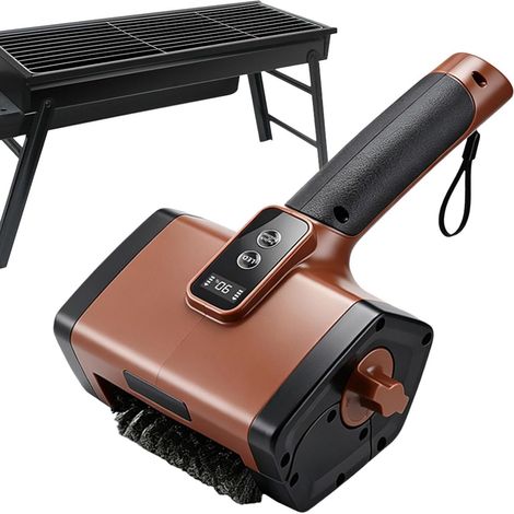Elektrische Grillbürste – Reinigung Mit Wiederaufladbarem 3000-mah-akku, Reinigungsbürste Für Grill, Backofen, Küche, Camping, Restaurant, Haushalt Und Outdoor-aktivitäten