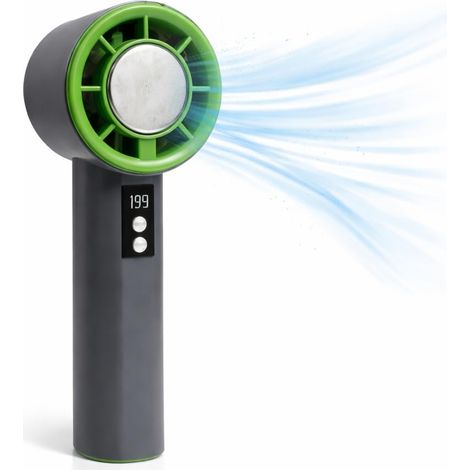 Handventilator Mit Integrierter Kühlfunktion Bis Zu 5°c - Mini-taschenventilator Mit Usb-c-aufladung Und Tragbar (grün)
