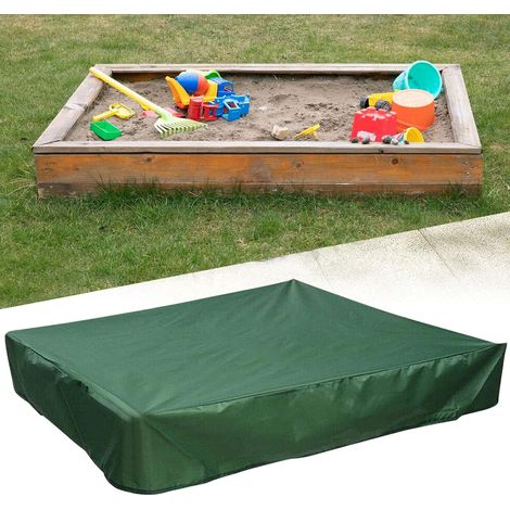 Wasserdichte Sandkastenabdeckung – 150 X 150 Cm – Mit Deckel – Wasserdicht – Für Pool, Terrasse Und Garten