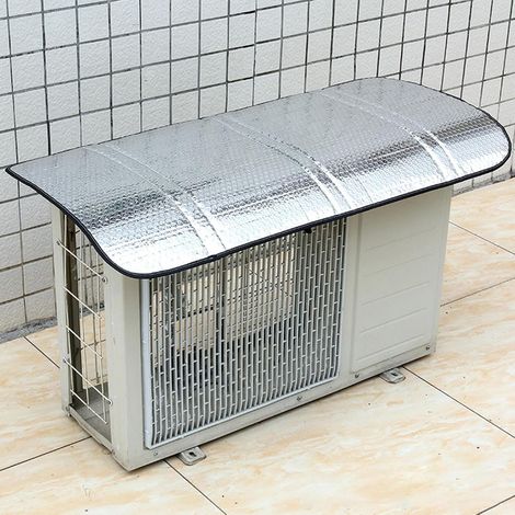 Abdeckung Für Zentrale Klimaanlagen Mit Wärmereflektierender Beschichtung, Befestigungsgurt, Zubehör Für Garten, Terrasse Und Veranda