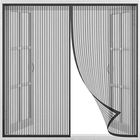 Magnetisches Moskitonetz Für Türen (130 X 150 Cm), Selbstklebend, Atmungsaktiv, Für Eingangstüren, Türen, Küchenrückwände Und Fenster