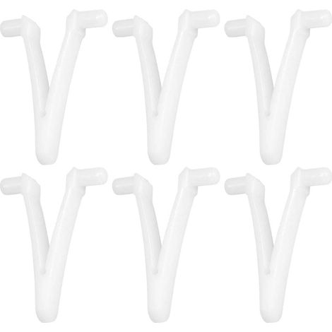 Set Mit 6 V-förmigen Schmetterlingsclips Für Pool- Und Spa-bürsten, Wiederverwendbarer Saugkopf Zur Reinigung Von Pools Und Spas