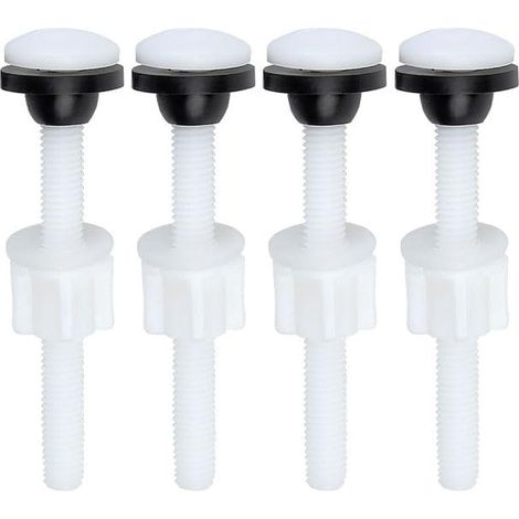 4-teiliges Dichtungsschrauben-set Für Toilettenspülkästen, Rostfreie Kunststoff-befestigungsschrauben, Reparaturset Für Toilettenspülkästen Und Badezimmerarmaturen