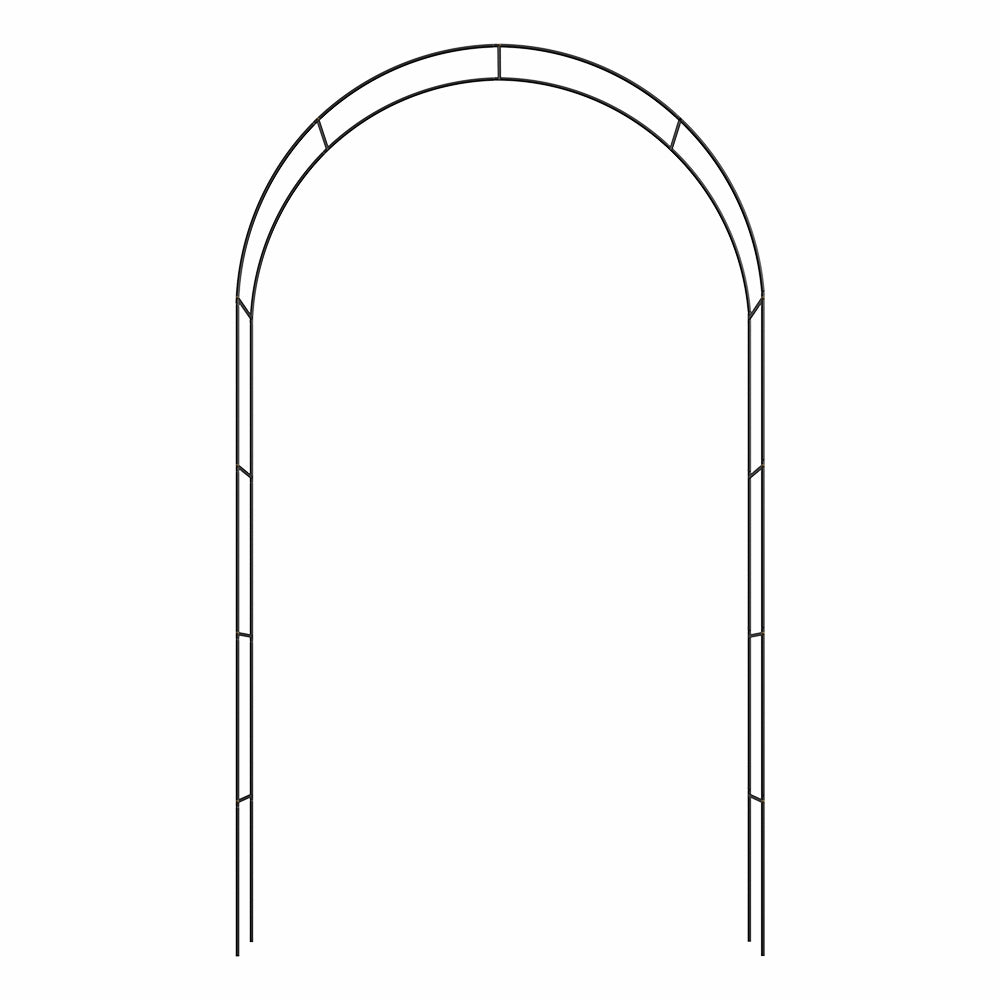 Rosenbogen Mit Abschließbarer Tür, 240 X 140 X 37 Cm, Metall
