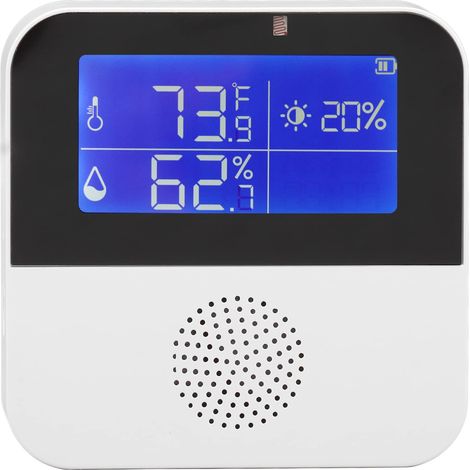 Wlan-thermometer Mit Hygrometer, Temperatur- Und Feuchtigkeitssensor, 2,9-zoll-lcd-display Und App-benachrichtigungen, Innenthermometer Mit Externer Sonde Für Kühlräume