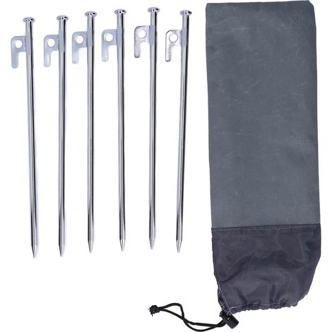 Heringe, Flacher Kopf, 30 Cm Längere Heringe, Robust Für Wandern Und Camping.