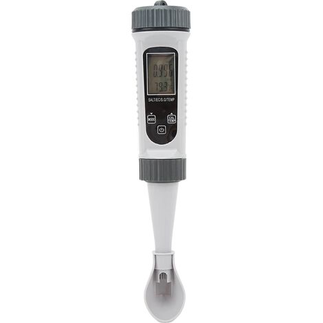 Multifunktions-tester, Dichtemessgerät Mit Lcd-bildschirm, Digitales Temperaturmessgerät, Ec-tester, Salztester Mit Weißer Hintergrundbeleuchtung Für Trinkwasser, Aquarium Und Schwimmbad