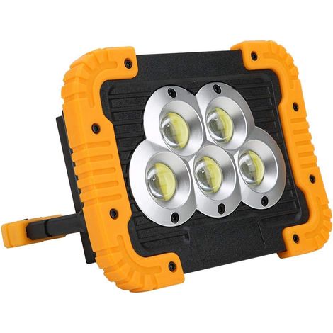 Cob-arbeitsleuchte, Mini-arbeitsleuchte Mit Solarladefunktion, Tragbar, Ideal Für Autoreparaturen, Angeln, Camping Und Wandern