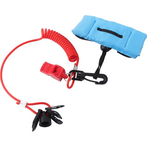 Not-stopp-schalter-set Für Bootsmotoren, Außenbordmotoren, Yachten, Einziehbarer Schlüsselkabelschalter Und Marine-design.