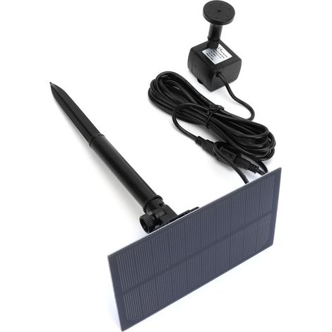 5v-solar-außenbrunnen, Quadratisch, Schwimmend, Vogeltränke, Gartendekoration