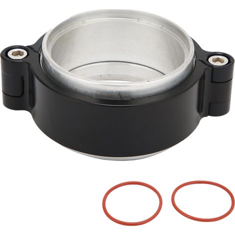 Schwarze Hd-klemme Aus Aluminiumlegierung Mit 800 Psi Für 2,5-zoll-ladeluftkühlerrohre Von Kraftfahrzeugen.