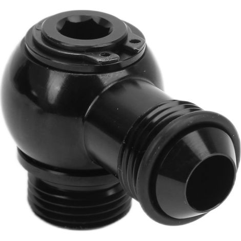 Banjo-adapter 8an Auf Orb8 3/4 Unf Banjo-schraubenbaugruppe Aluminium Gummi Schwarz Autoteile.