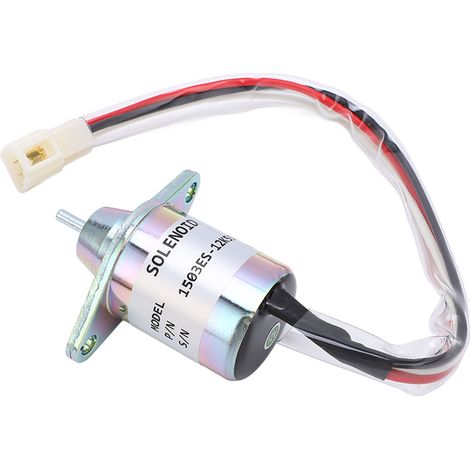 12v Kraftstoffabsperr-magnetventil 1503es 12k5suc5s Ersatz Für John Deere 355d Rasentraktor.