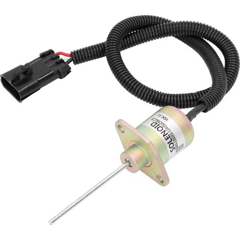 12v Kraftstoffabschaltmagnetventil 1503es-12a5suc9scc28 3-poliger Ersatz Für Kubota V2203-di.