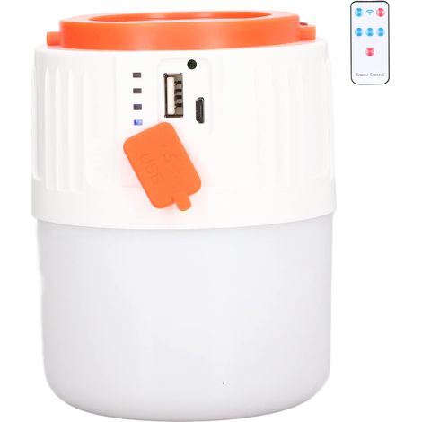 Sprachgesteuerte Solar-campinglampe, 5 Automatische Induktionsmodi, Usb-aufladung, Wasserdichte Zeltlampe Für Outdoor-aktivitäten Wie Wandern, Angeln, Garten, Nachtmarkt, Glühbirne