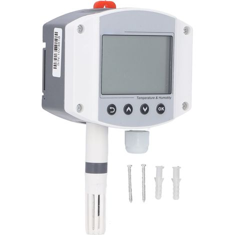 485 Temperatur- Und Feuchtigkeitstransmitter, Hochpräziser Temperatur- Und Feuchtigkeitssensor Mit Lcd-bildschirm, 10-30 V.