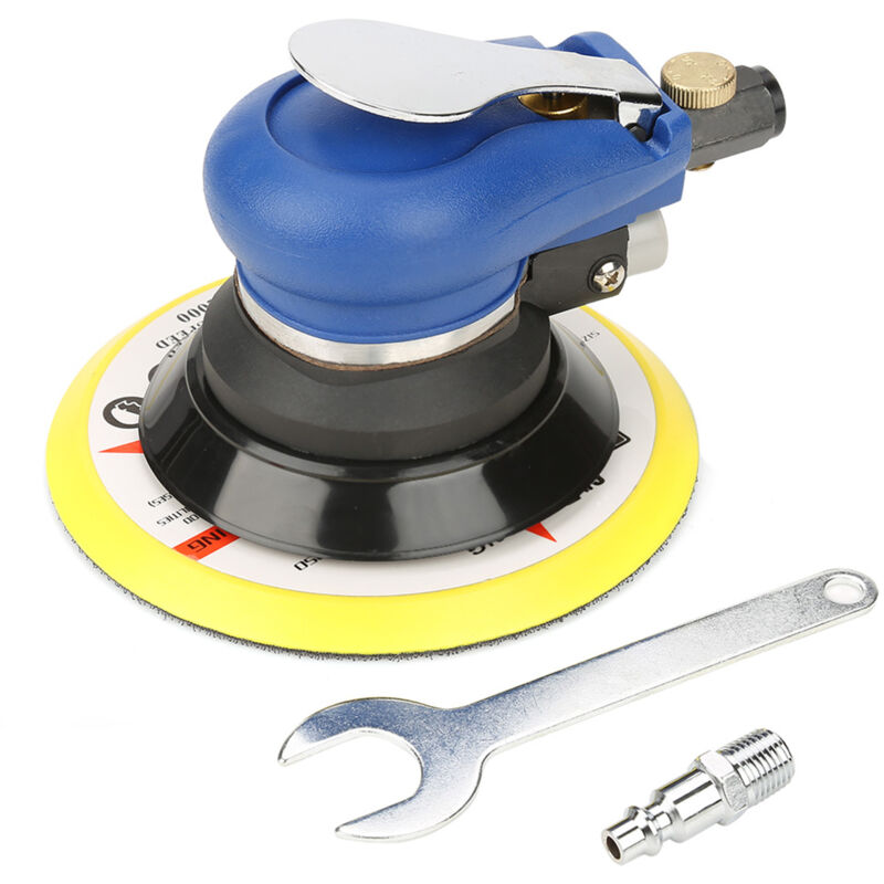 – 15 Cm Pneumatischer Exzenterschleifer – 10.000 U/min – 3/16 Zoll Hub – Zum Polieren Von Stahl, Holz Und Stein