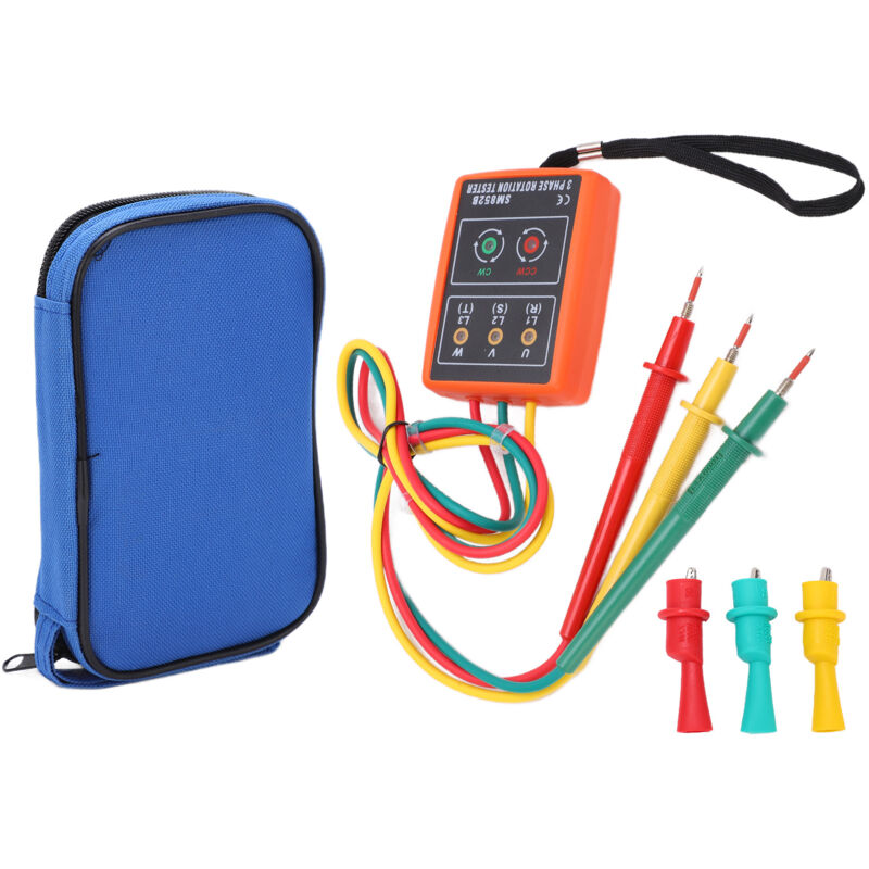 Phasenfolgezähler, Sm852b 3-phasen-rotationstester, Effizient Und Attraktiv Für Labore, Haushalte Und Schulen