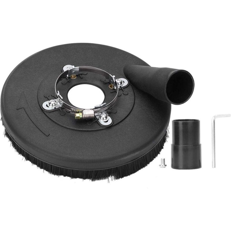 Staubschutzhaube Für Winkelschleifer, Schutzhaube Für 7-zoll-trockenschleifstaubabsaugung Für 180/230-mm-winkelschleifer, Betonschleifer B-180g