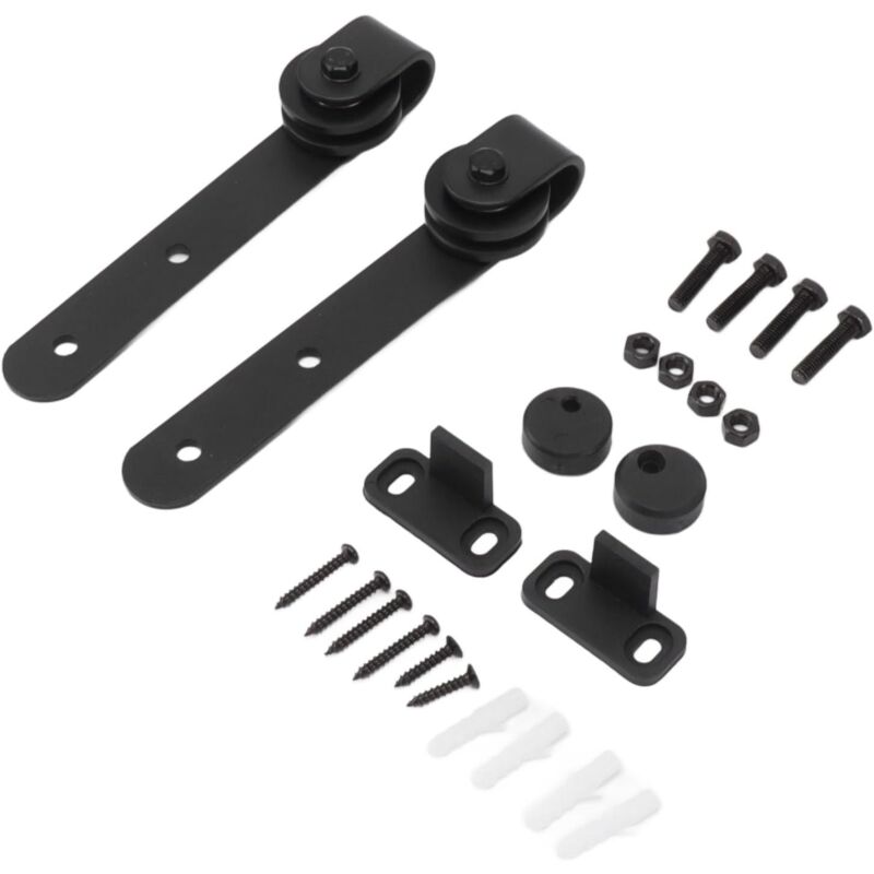 Mini-schiebetürrollen-set, Scheunentor-beschlagrolle, Hängeschienenrolle Für Schlafzimmer Und Wohnzimmer A