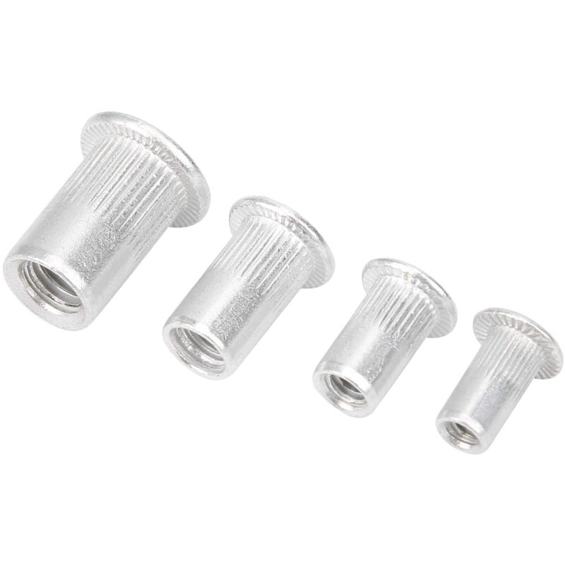 Aluminium-nietmuttern, Nietmuttern-set, 200 Stück Für Elektromechanische Schalter, Leichtindustrieprodukte, Möbel