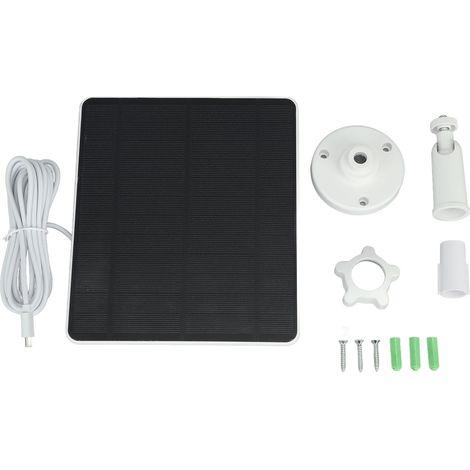 5-w-solarpanel Für Hocheffiziente, Wasserdichte Kamera, Monokristallines Silizium, Solarbetriebene Außenkamera
