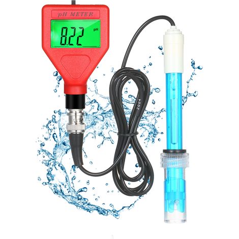 Elektronisches Ph-meter, Ph-tester Mit Hintergrundbeleuchtung, Ph-tester Mit Messgenauigkeit Von 0 Bis 14 Ph, Für Schwimmbäder Und Aquarien