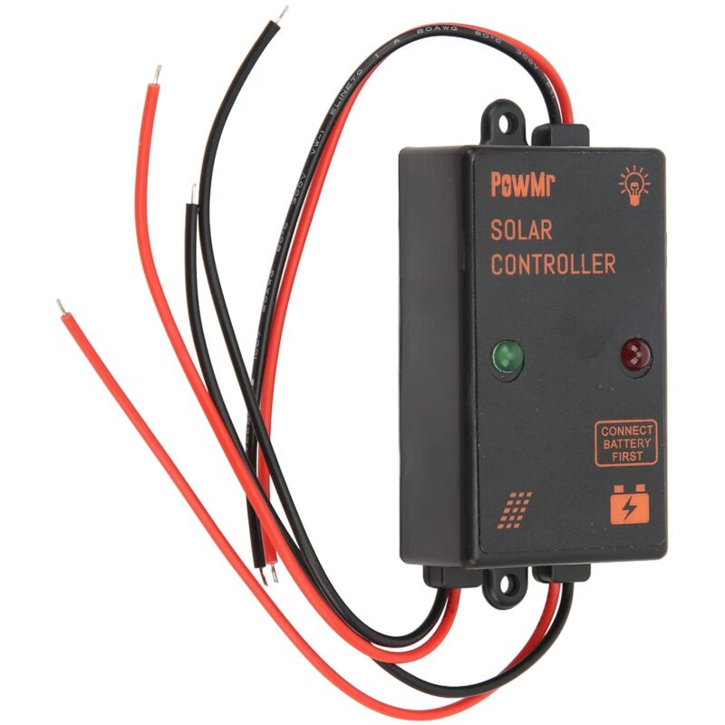 Pwm-solarpanel-laderegler, Ip67 Wasserdichter Solarladeregler, Intelligenter Regler Für 5a-, 6v- Und 12v-solarpanels Und -batterien, Automatische Anpassung
