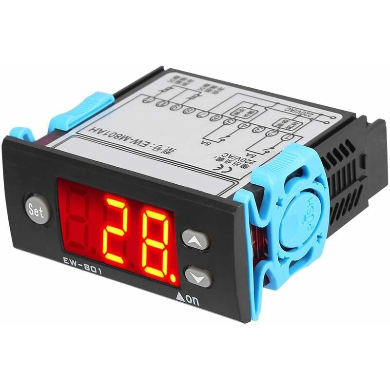 Ac220v 5a Digitaler Temperaturdifferenzregler Mit Sensorsonde Für Solarwarmwasserbereiter