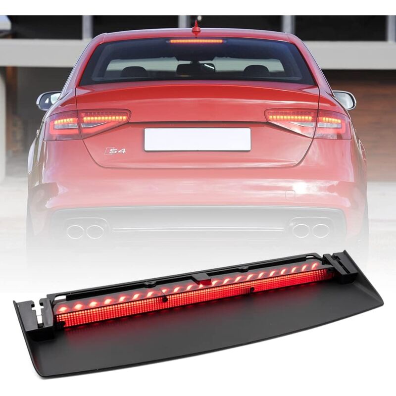 – Rote Led-bremsleuchte Der 3. Generation, Wasserdicht Nach Ip67 – Kompatibel Mit A4/s4 (2008–2015) – Einfache Installation, Keine Fachkenntnisse Erforderlich – 8k5945097