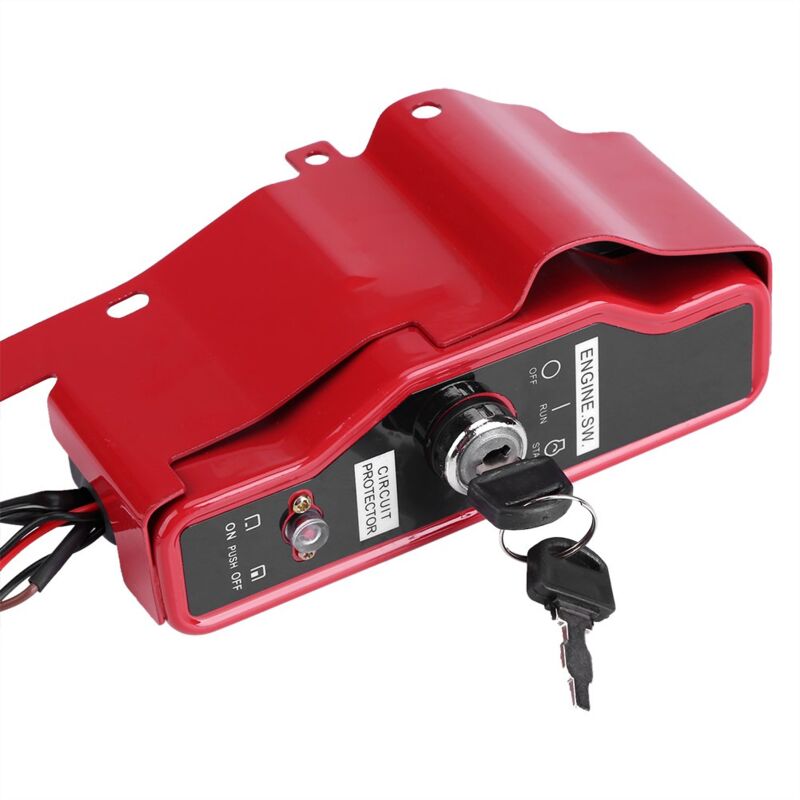 – Elektrischer Zündschalter Mit 2 Schlüsseln – Für Honda Gx390 13 Ps, Gx340 11 Ps, 168f, Gx160 Motoren – Einfache Installation