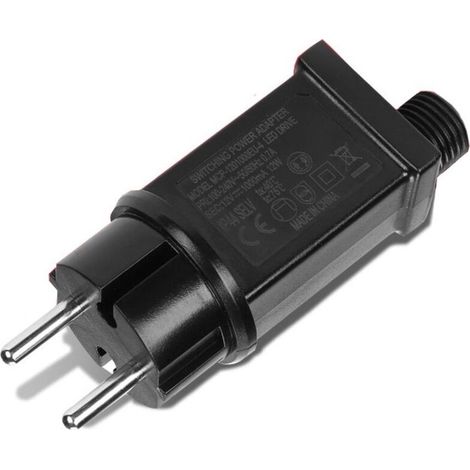 Aimoonsa – 12v 12w Ip44 Wasserdichter Led-transformator – Niederspannungsadapter Für Lichterketten – Überstrom- Und Kurzschlussschutz