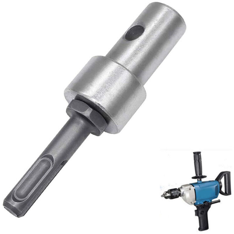 Bohradapter Für Eisbohrer – Schlüssellos, Rundschaft M13x15 Mm – 1/2"-bohrfutter – Kompatibel Mit Eisbohrern