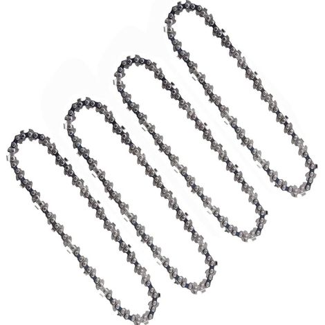 Aimoonsa – Set Mit 4 6-zoll-kettensägenketten – 37 1/4-zoll-glieder – Optimale Leistung Für Hartholz – Kompatibel Mit Mini-kettensägen