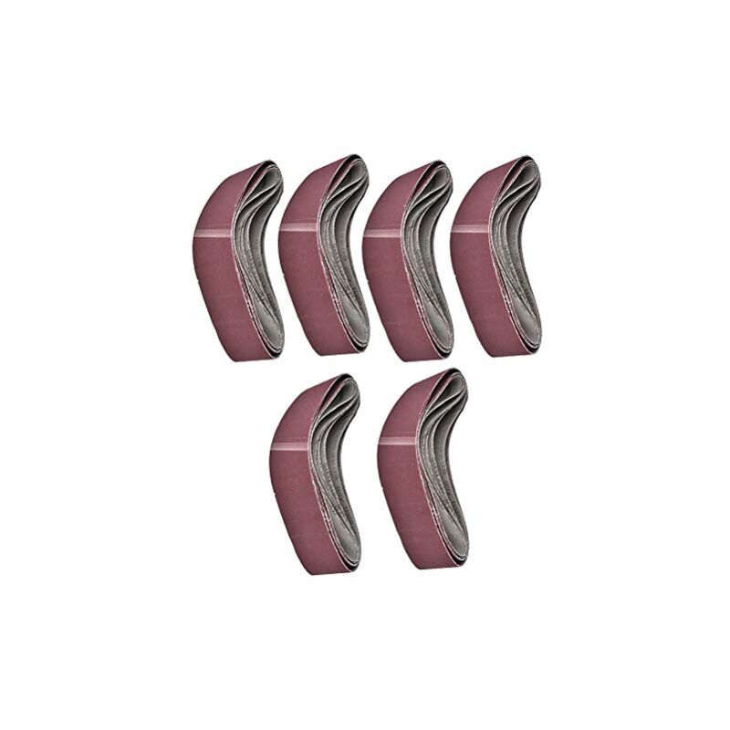 – 6er-pack Schleifbänder 915 X 100 Mm – Verschiedene Körnungen 60/80/100/120/150/180 – Zum Schleifen Von Hartholz Und Metall – Hohe Abriebfestigkeit – Gxk51-b